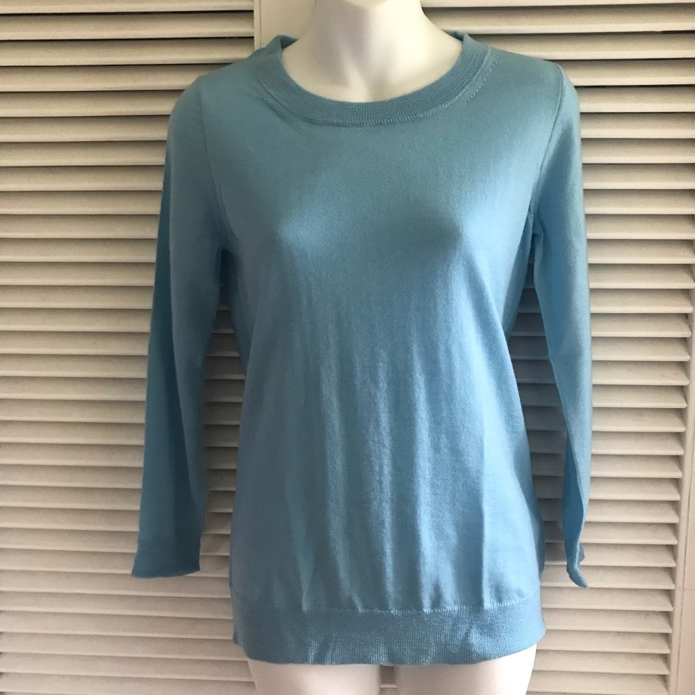 NWT J. Crew Lightweight 3/4 Sleeve Merino Wool Sweater-New with Tags!
